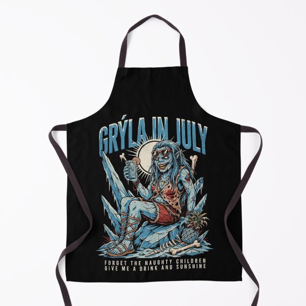 Item preview, Grýla In July – Icelandic Christmas Witch Horror Funny Summer Shirt Norse Folklore Gift V2 designed and sold by DarylWelsh2024.