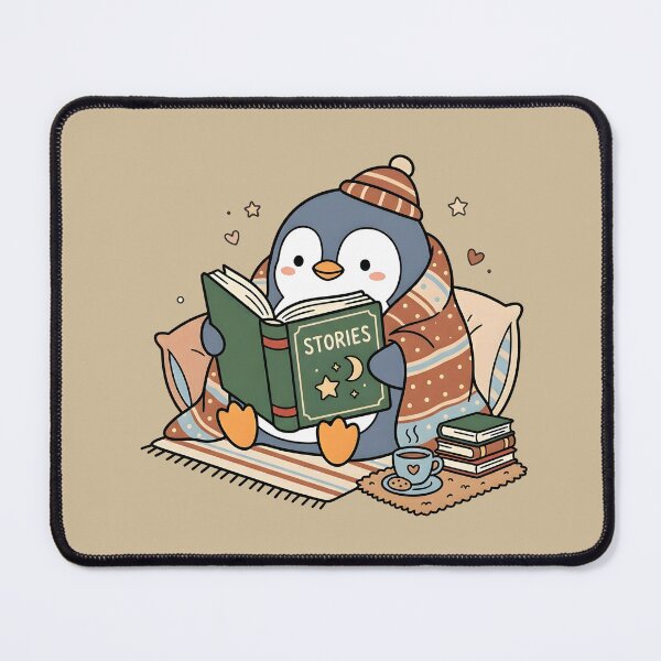 Item preview, Cozy Bookworm Penguin designed and sold by dreephic22.