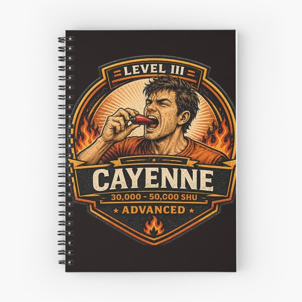 Item preview, Cayenne Heat Level Badge – Level III Advanced | Chili Pepper Challenge Patch designed and sold by Tadeusz1.