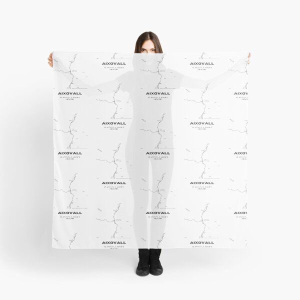 Item preview, Aixovall Map Print | Minimalist Road Map of Aixovall, Andorra designed and sold by RM-Journey.