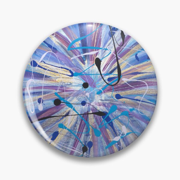 Item preview, 'Celeste' modern starburst abstract work designed and sold by JoLloyd7.