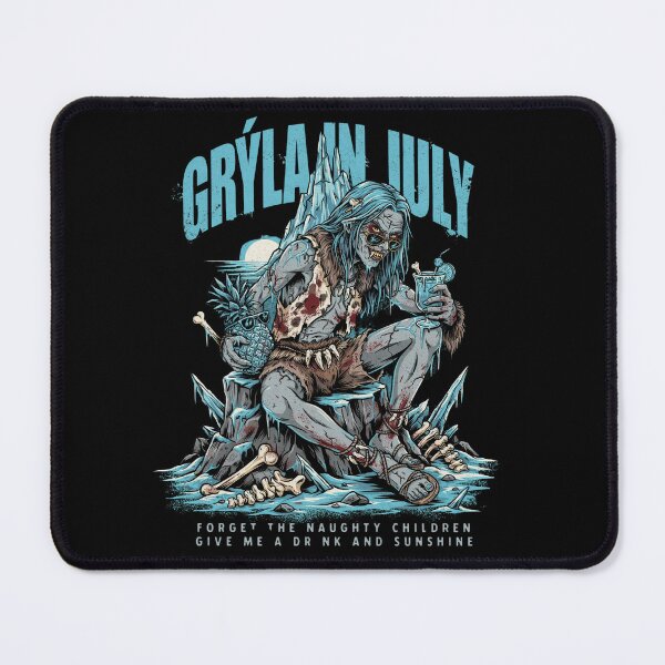 Item preview, Grýla In July – Icelandic Christmas Witch Horror Funny Summer Shirt Norse Folklore Gift V3 designed and sold by DarylWelsh2024.