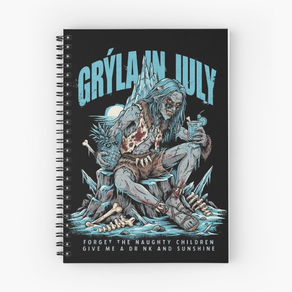 Item preview, Grýla In July – Icelandic Christmas Witch Horror Funny Summer Shirt Norse Folklore Gift V3 designed and sold by DarylWelsh2024.