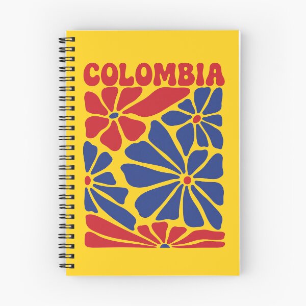 Item preview, Colombia Floral Boho Flowers Cute Groovy Colombian Girl designed and sold by littlemiscat.