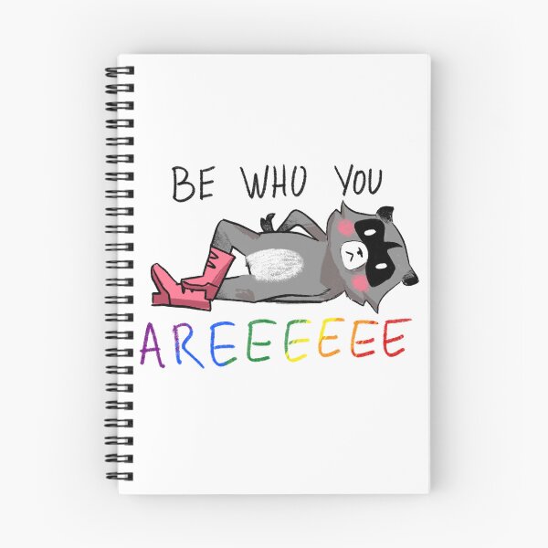 Item preview, Be who you are racoon designed and sold by Raccoondoodles.