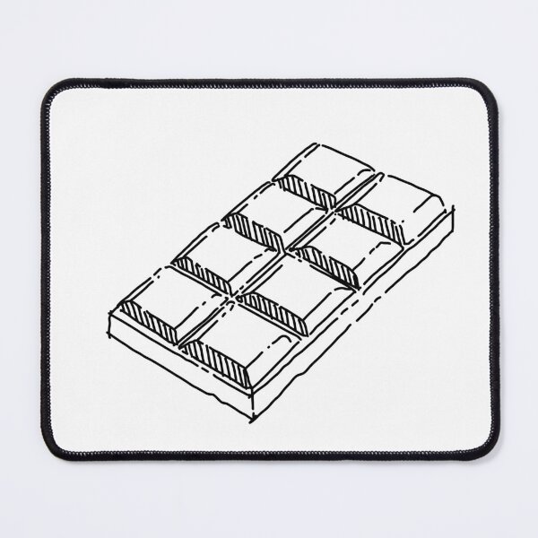 Item preview, Chocolate bar simple line art  designed and sold by midsketcher.