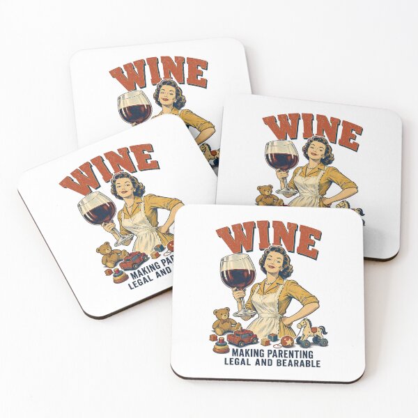 Item preview, Wine Funny Sarcastic Vintage Parenting Humor designed and sold by journeyengine.