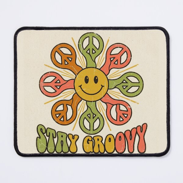 Item preview, Stay Groovy Shirt | Retro Smiley Daisy 70s Hippie Graphic Tee designed and sold by DmaarGroup.