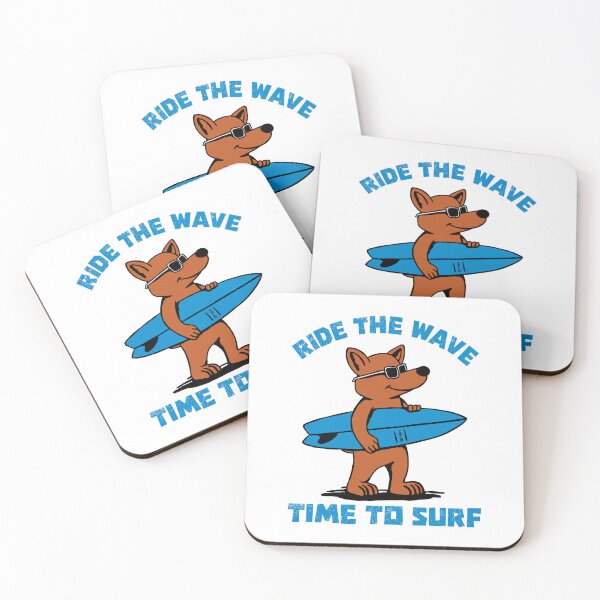 Item preview, Ride The Wave Time To Surf designed and sold by RetroChunky®.