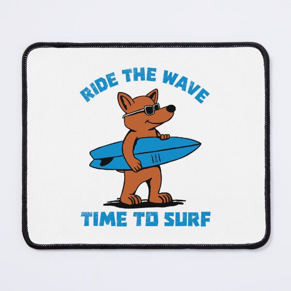 Item preview, Ride The Wave Time To Surf designed and sold by RetroChunky®.