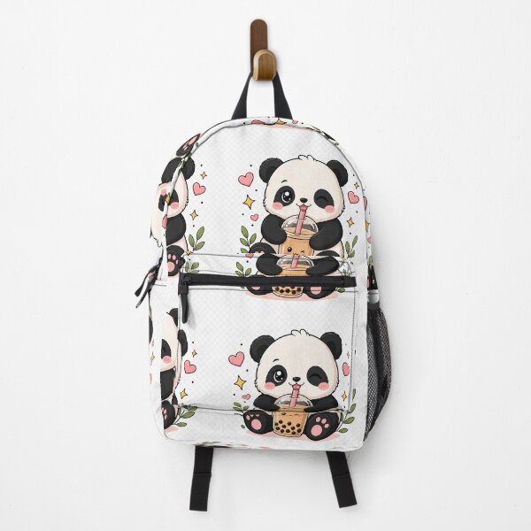 Item preview, Cute Panda Boba Tea Sticker | Kawaii Bubble Tea Panda designed and sold by Moodexa.