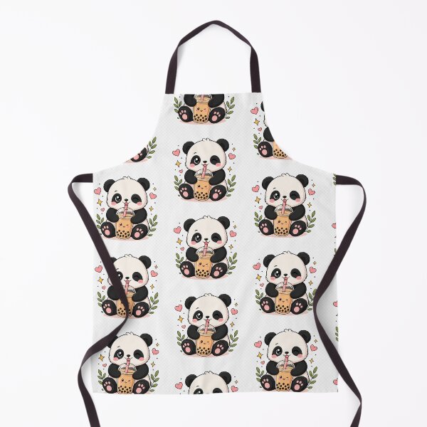 Item preview, Cute Panda Boba Tea Sticker | Kawaii Bubble Tea Panda designed and sold by Moodexa.