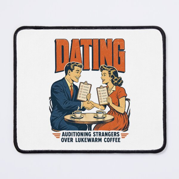 Item preview, Dating Funny Sarcastic Vintage Retro Humor designed and sold by journeyengine.