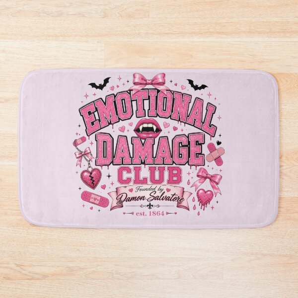 Item preview, Emotional Damage Club | Pink Coquette Vampire Aesthetic | Girly Goth Graphic Design designed and sold by Delenasdiary.