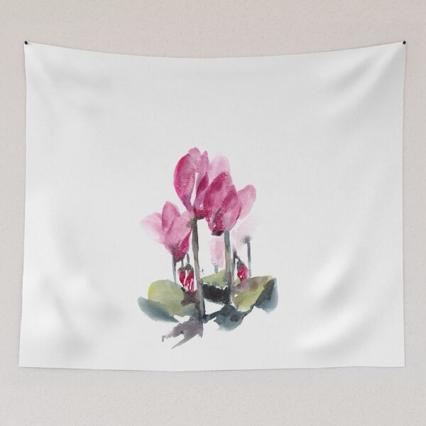 Item preview, Vibrant Pink Cyclamen Blooms designed and sold by CanotStop.