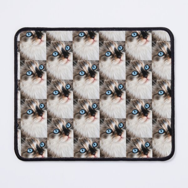 Item preview, Soulful Blue Eyes | Luxury Long-Haired Cat Portrait designed and sold by Kimberly Palmer.
