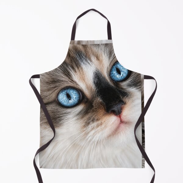 Item preview, Soulful Blue Eyes | Luxury Long-Haired Cat Portrait designed and sold by Kimberly Palmer.
