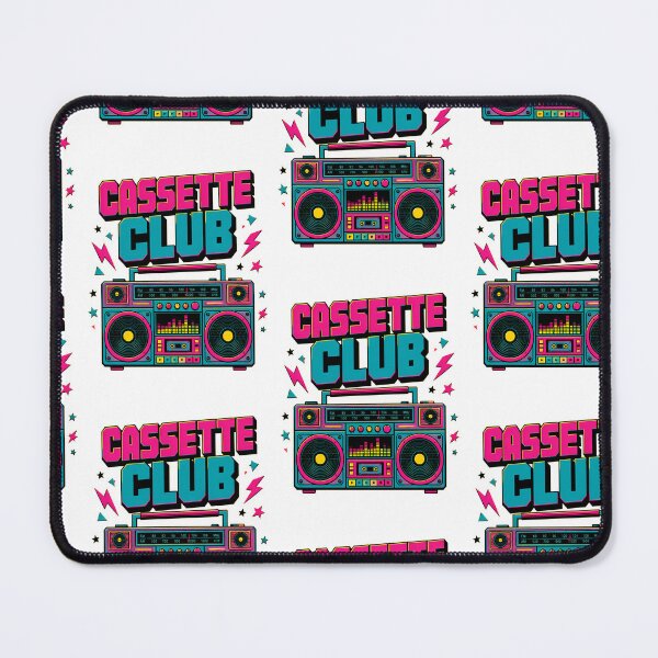 Item preview, Cassette Club - Retro 80s Boombox Graphic designed and sold by Barcud Designs.