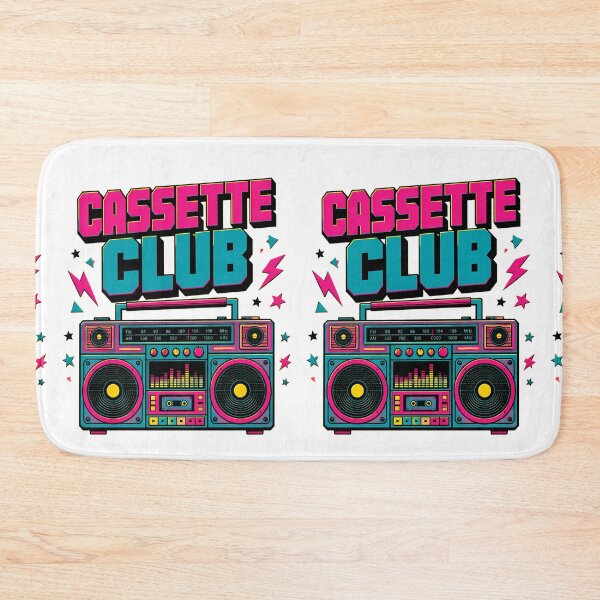 Item preview, Cassette Club - Retro 80s Boombox Graphic designed and sold by Barcud Designs.
