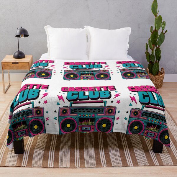 Item preview, Cassette Club - Retro 80s Boombox Graphic designed and sold by Barcud Designs.