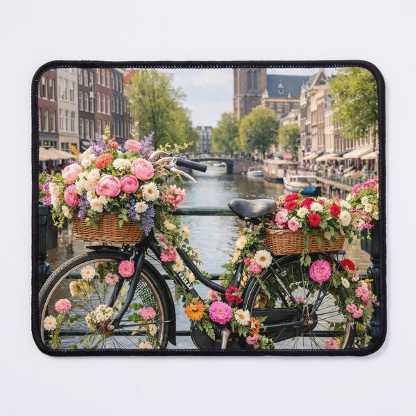 Item preview, Rower w Amsterdamie  designed and sold by VectorVibeTwo.