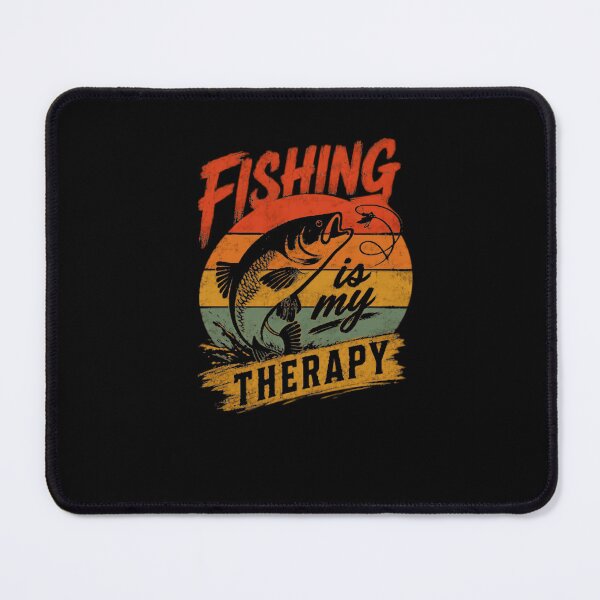 Item preview, Fishing Is My Therapy Fishermen Anglers Hobby designed and sold by JonesFlora2025.