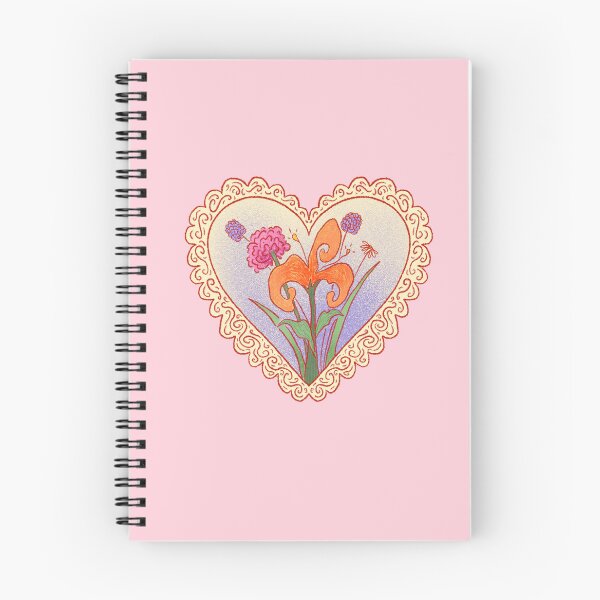 Item preview, flower heart lace illustration designed and sold by sarahrabisca.