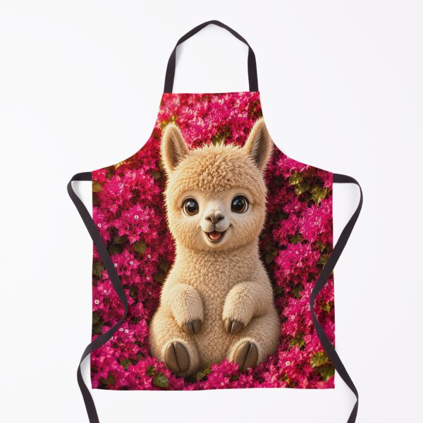Item preview, Cute Alpaca in Blooming Pink Flowers designed and sold by Rohan132.