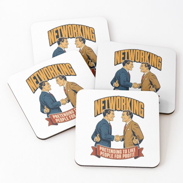 Item preview, Networking Funny Sarcastic Vintage Work Humor designed and sold by journeyengine.