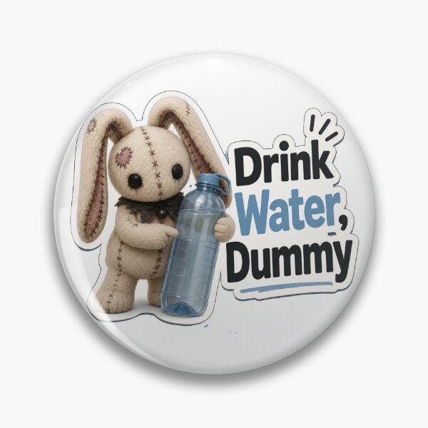 Item preview, Rooki Drink Water Dummy Cute Bunny  designed and sold by reanacreations.