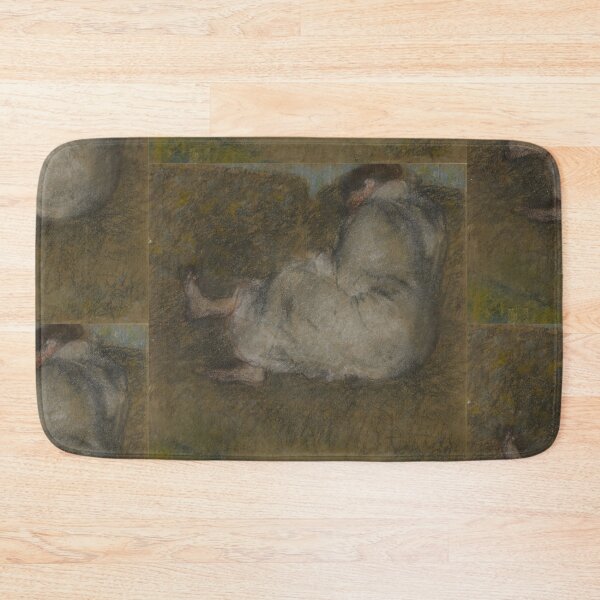 Item preview, Reclining Woman in White Pastel Study designed and sold by artofuniverse.