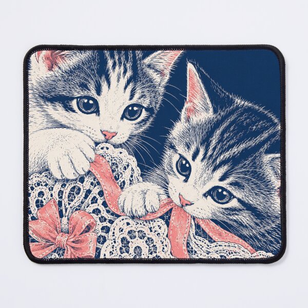 Item preview, Two Kittens Plotting Something Adorable designed and sold by Hairballin.