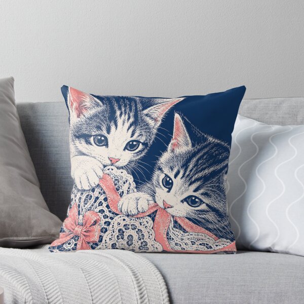 Item preview, Two Kittens Plotting Something Adorable designed and sold by Hairballin.