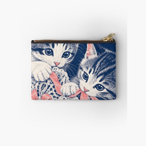 Item preview, Two Kittens Plotting Something Adorable designed and sold by Hairballin.