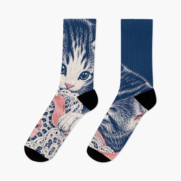 Item preview, Two Kittens Plotting Something Adorable designed and sold by Hairballin.