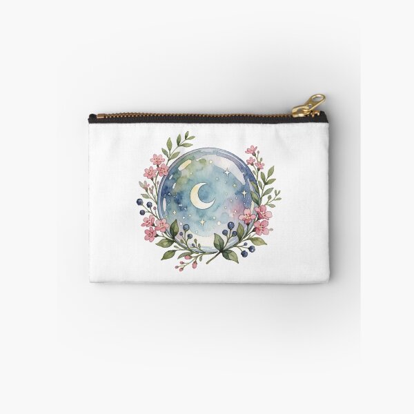 Item preview, Moon Crystal Ball Sticker | Celestial Fantasy Decor designed and sold by AillustriaAK.