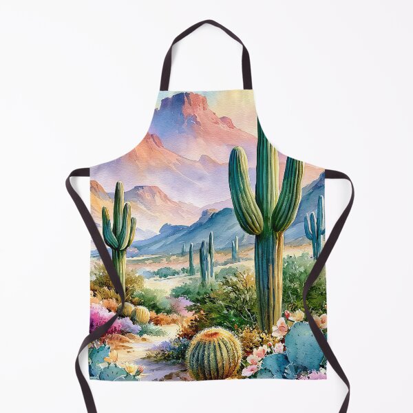 Artikelvorschau, Aquarell eines Saguaro-Kaktus | Südwestliche Wüstenlandschaft entworfen und verkauft von MargaretWiktor.