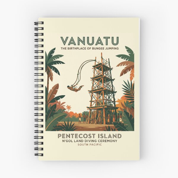 Item preview, Minimalist Vanuatu Birthplace of Bungee N'gol Poster designed and sold by DuckOddity.