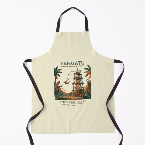 Item preview, Minimalist Vanuatu Birthplace of Bungee N'gol Poster designed and sold by DuckOddity.