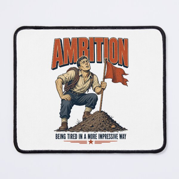 Item preview, Ambition Funny Sarcastic Vintage Retro Humor designed and sold by journeyengine.