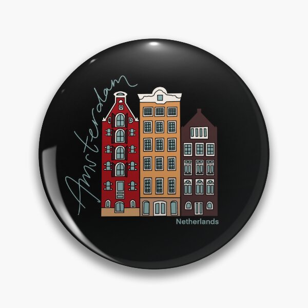 Item preview, Amsterdam, Netherlands Canal Houses designed and sold by The Touristy Tourists.