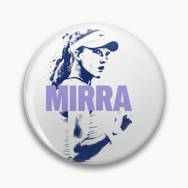 Item preview, Mirra Andreeva Blue Stencil Silhouette Lavender Typography Tennis Design designed and sold by Holy-Verse.
