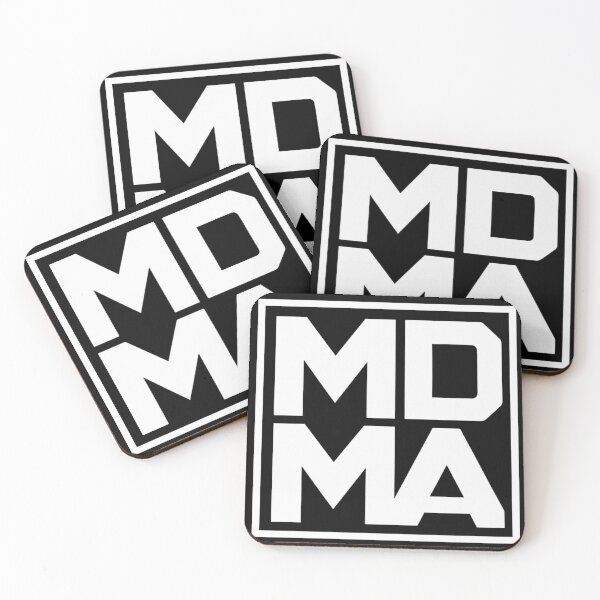 Item preview, MDMA – Futuristic Techno Minimalism Design designed and sold by UndergroundRavers.
