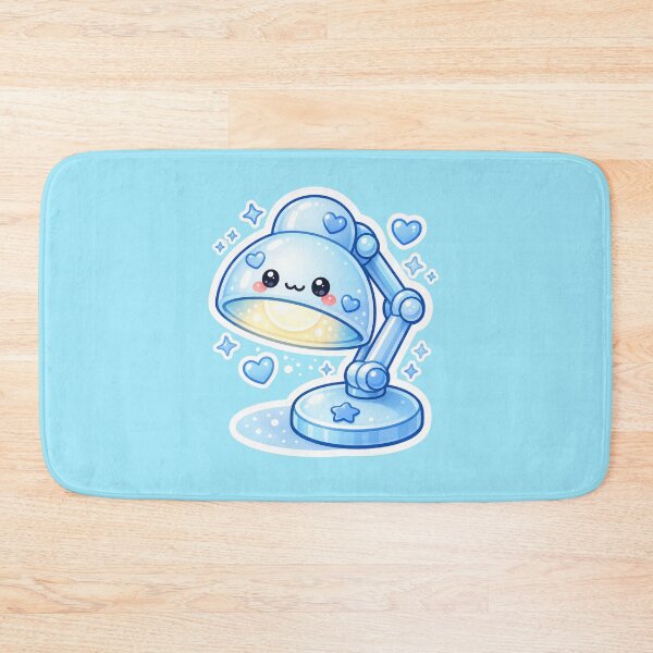Item preview, Cute Blue Desk Lamp Sticker designed and sold by Christiana-Art.