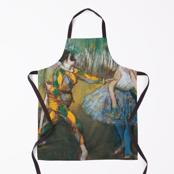 Item preview, Harlequin and Ballet Dancer on Stage designed and sold by artofuniverse.
