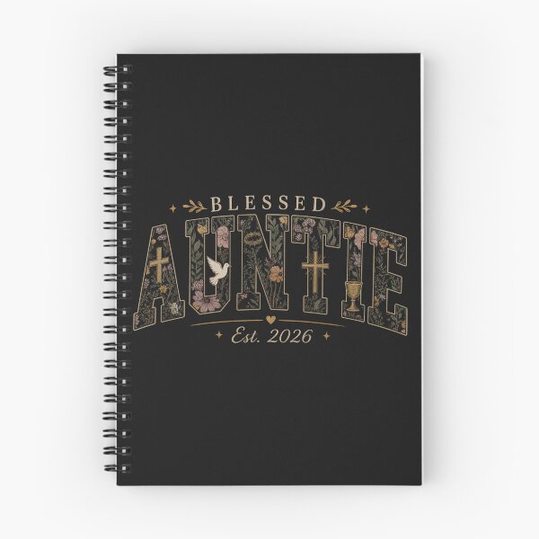 Item preview, Favored Auntie Est 2026 Botanical Christian designed and sold by Tsugraf Designs.