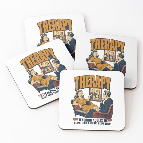 Item preview, Therapy Funny Sarcastic Vintage Retro Humor designed and sold by journeyengine.