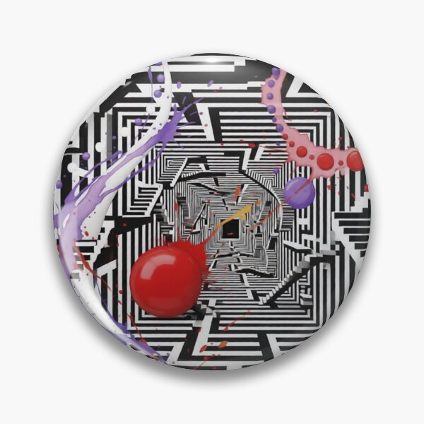 Item preview, rhythm of the spheres labyrinth colorful surreal geometric abstract design designed and sold by SmashingDeals.