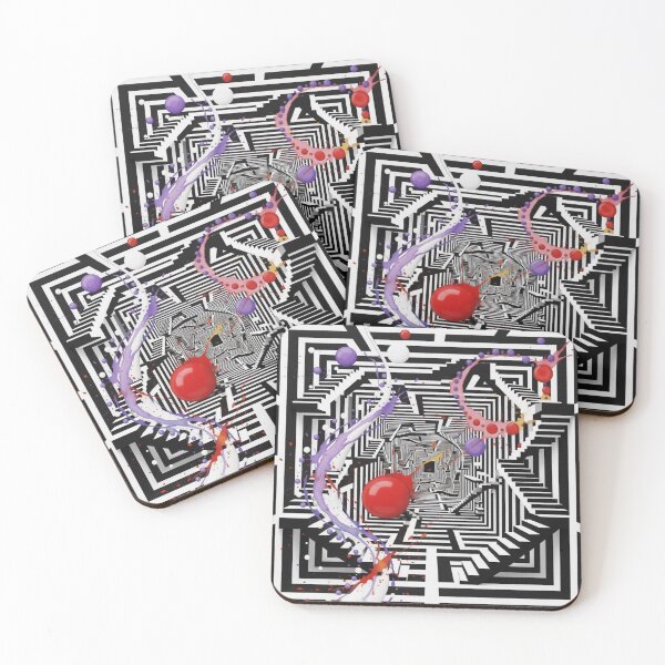 Item preview, rhythm of the spheres labyrinth colorful surreal geometric abstract design designed and sold by SmashingDeals.
