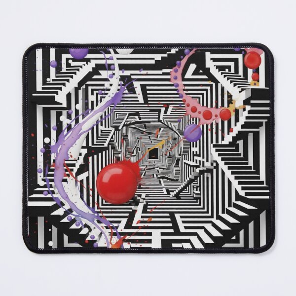Item preview, rhythm of the spheres labyrinth colorful surreal geometric abstract design designed and sold by SmashingDeals.